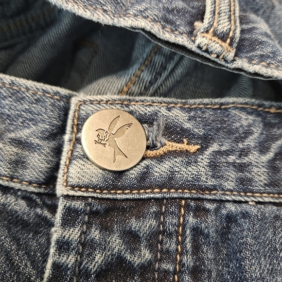 One Teaspoon awesome baggies Jeans Size 26 Slightly Distressed Button Fly - Picture 7 of 8